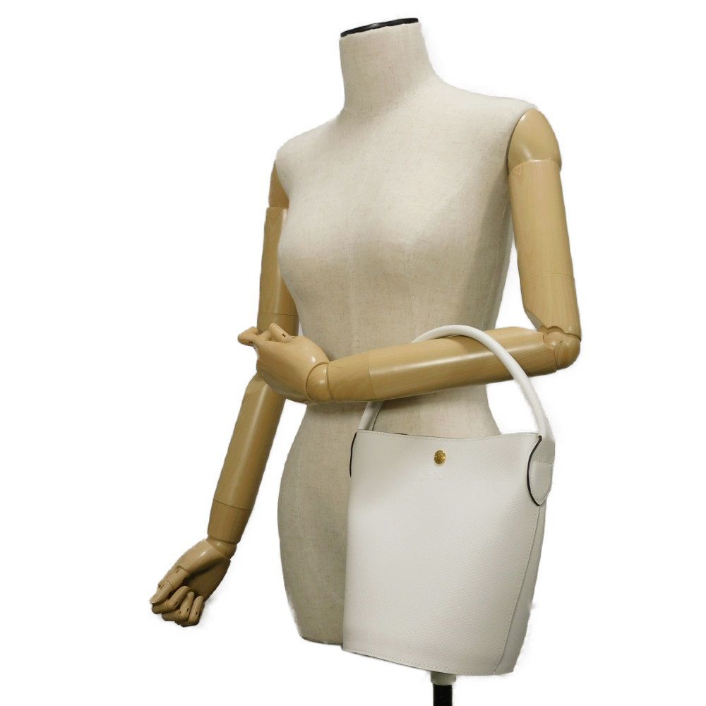 【中古】 ハンドバッグ 現行 カウハイドレザー ホワイト エピュレ S バケット バッグ キュイールドゥルシー 10161HYZ007 【中古】 ハンドバッグ 現行 カウハイドレザー ホワイト エピュレ S バケット バッグ キュイールドゥルシー 10161HYZ007