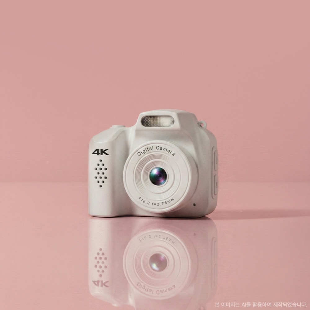 【新品】POTOTO 4K デジタルカメラ 本体　シルバー　韓国製 新品】POTOTO 4K デジタルカメラ 本体 シルバー 韓国製 新品】POTOTO