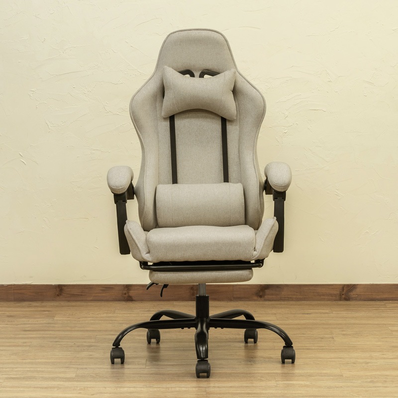 【新品・送料無料】ファブリック　ゲーミングチェア　BE/BL/DBR/GR ファブリックゲーミングチェア BE/BL/DBR/GR サカベ オフィス