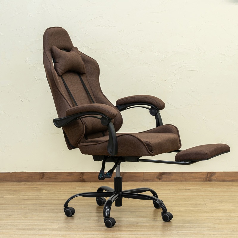 【新品・送料無料】ファブリック　ゲーミングチェア　BE/BL/DBR/GR ファブリックゲーミングチェア BE/BL/DBR/GR サカベ オフィス