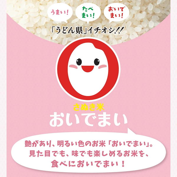 香川県産　おいでまい　米　Qoo10]　精米　幸南食糧　5kg