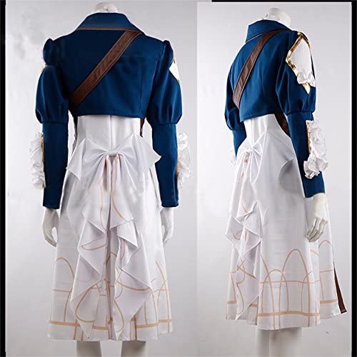 ヴァイオレットエヴァーガーデンヴァイオレット 新デザイン風コスプレ衣装ハロウィン イベント学園祭 ヴァイオレットエヴァーガーデンヴァイオレット 新デザイン風コスプレ衣装ハロウィン イベント学園祭