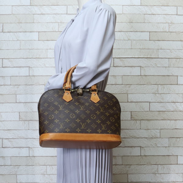 Qoo10] Louis Vuitton ルイヴィトン アルマ モノグラム ハンド