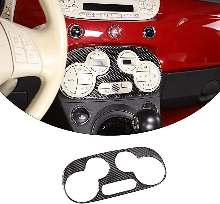FOR FIAT 500 2011-2019年適用 カーボンファイバースタイルの車内および外装装飾トリムキット 10 黒( 黒 - 炭素繊維のテクスチャ, スタイル 10) FOR FIAT 500 2011-2019年適用 カーボンファイバースタイルの車内および外装装飾トリムキット 10 黒( 黒 - 炭素繊維のテクスチャ, スタイル 10)
