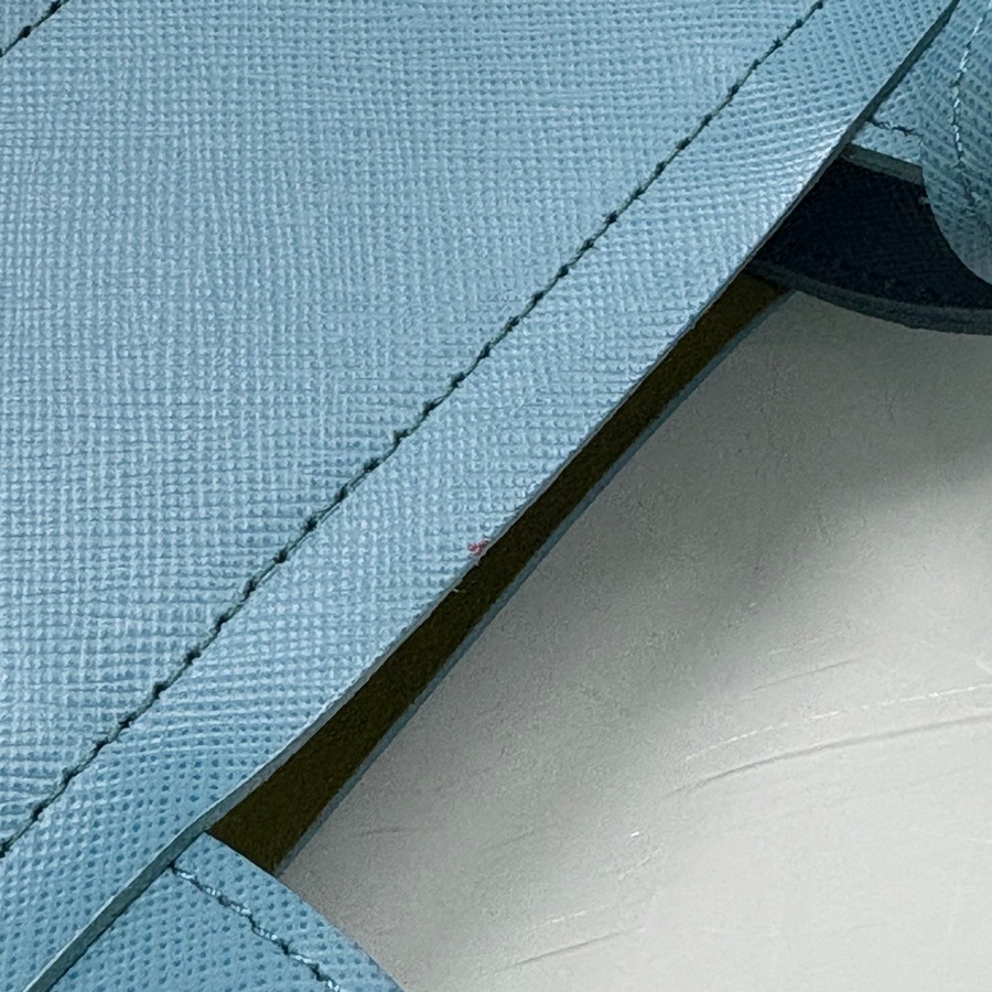 超美品 ADMJ エーディーエムジェイ トートバッグ ハンドバッグ - ブルー系 ゴールド金具 レザー レディース【本物保証】