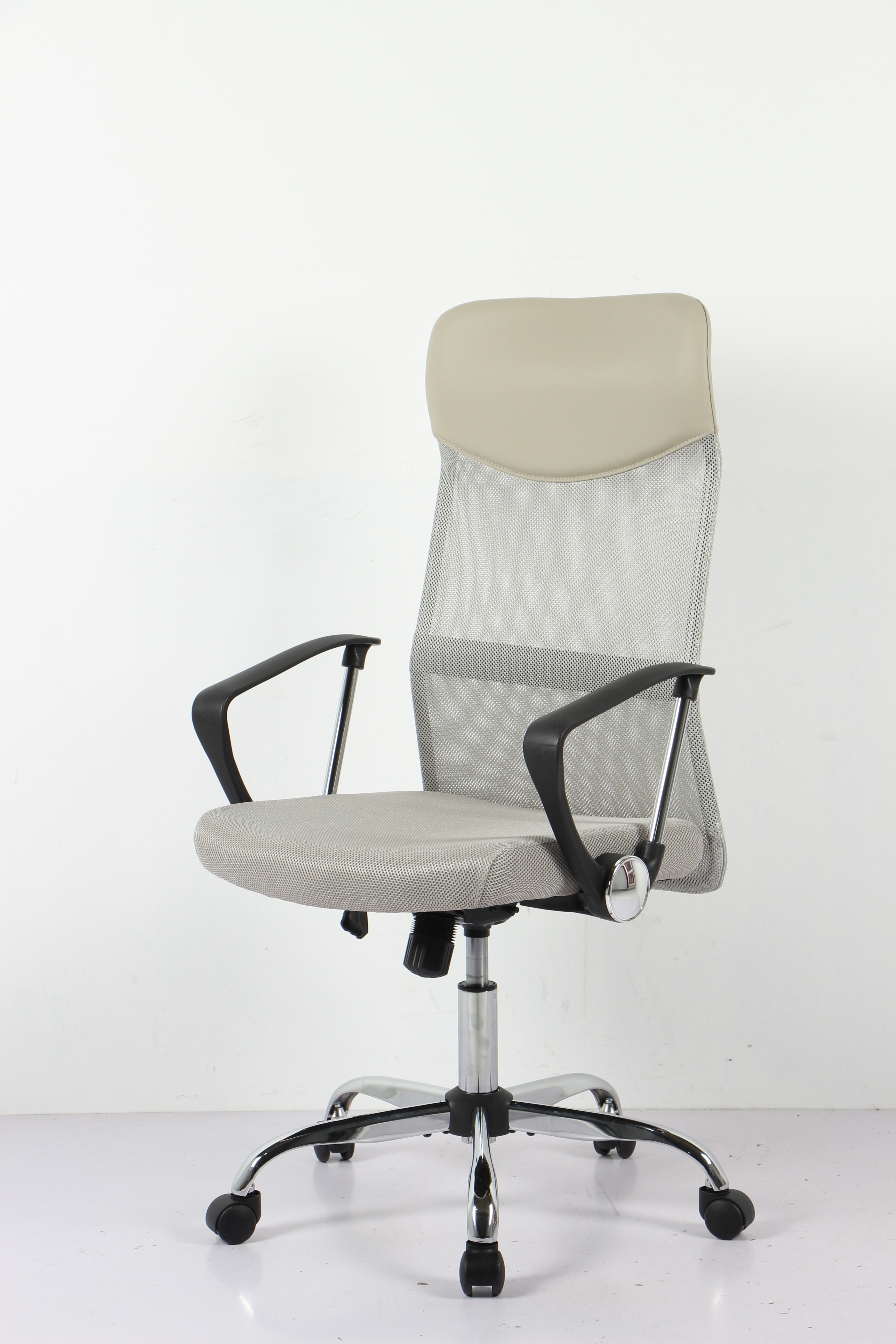 HEYA オフィスチェア 大人気 PU メッシュ ハイバック グレージュ】オフィスチェア メッシュ+PU ハイバック 大人気 【公式通販】