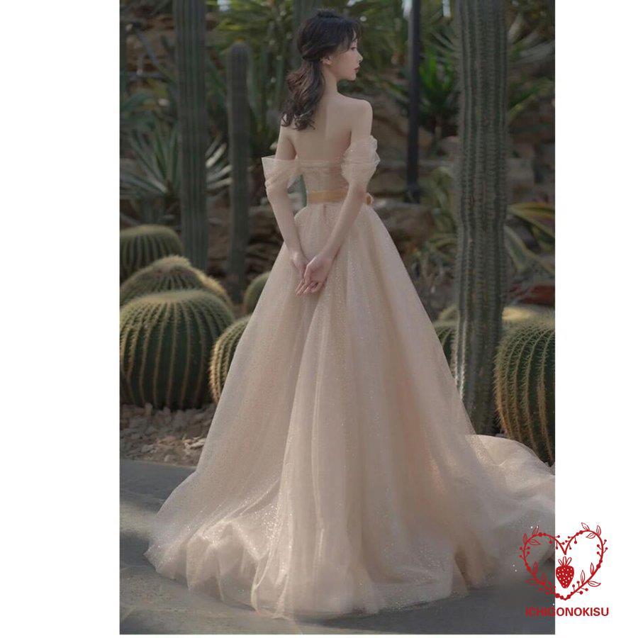 メガ割 パーディードレス ロングドレス ウエディングドレス オフショルダー 二次会 披露宴 卒業式 成人式 ビアノ 代 30代 40代 結婚式 お呼ばれドレス 上品