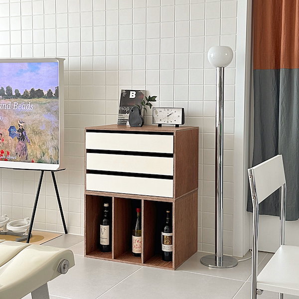 Qoo10] Ogre カシューナッツ収納棚シリーズ 韓国インテ