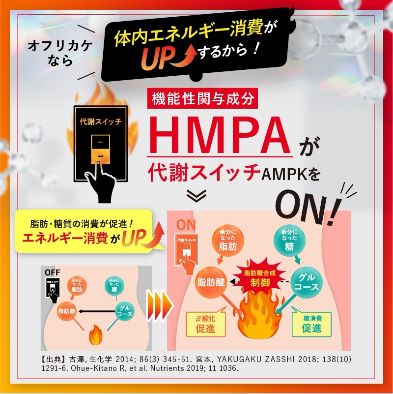 オフリカケ3セット 有効期限2025年12月 Qoo10] オフリカケ 機能性表示食品 ダイエットサ