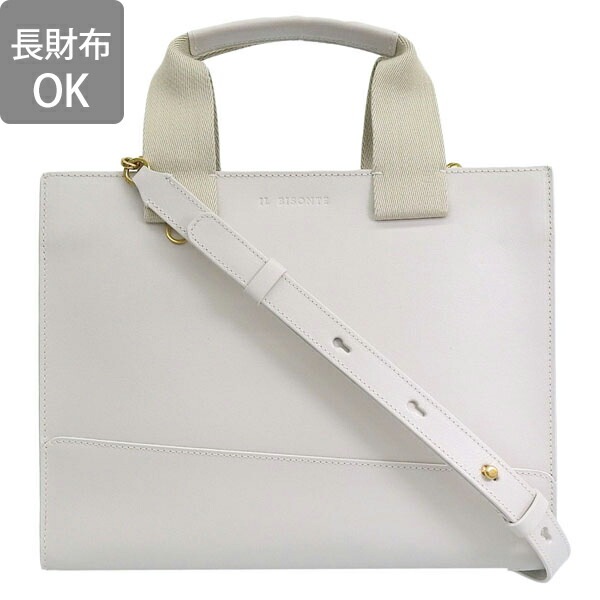 イルビゾンテ バッグ レディース ショルダーバッグ レザー ホワイト BHA015PV0041WH185H IL BISONTE
