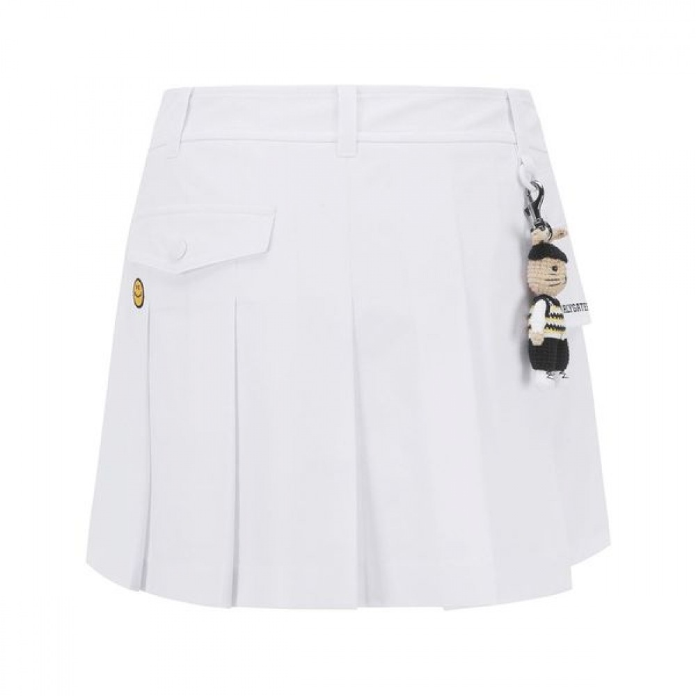 Paris Gates] レディースプリーツレイヤードキュロットスカート&バニー