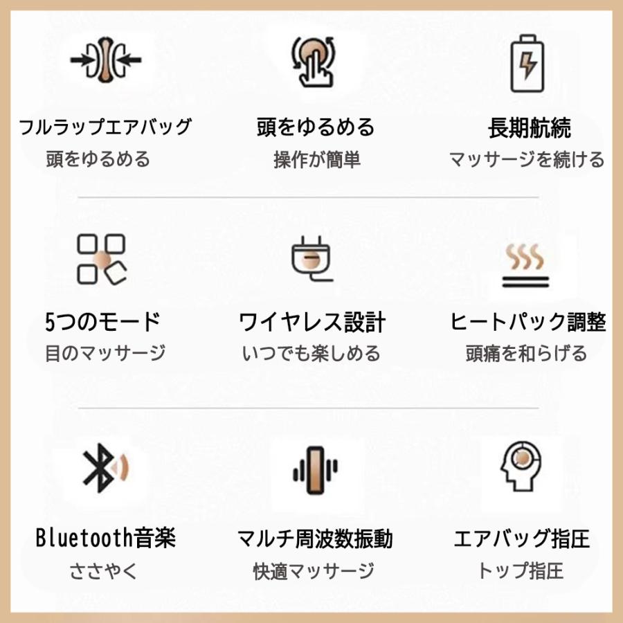 【新しい目のケア】ヘッドスパハンドプロ リラクゼーション機器 Bluetooth音楽 5段階調節 効果 自宅 頭皮エステ ヘアケア 健康グッズ 敬老の日 プレゼント