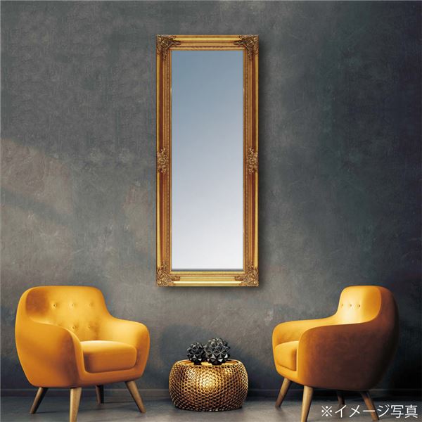 ユーパワー グレースアートミラー ゴーシャ L アンティークゴールド