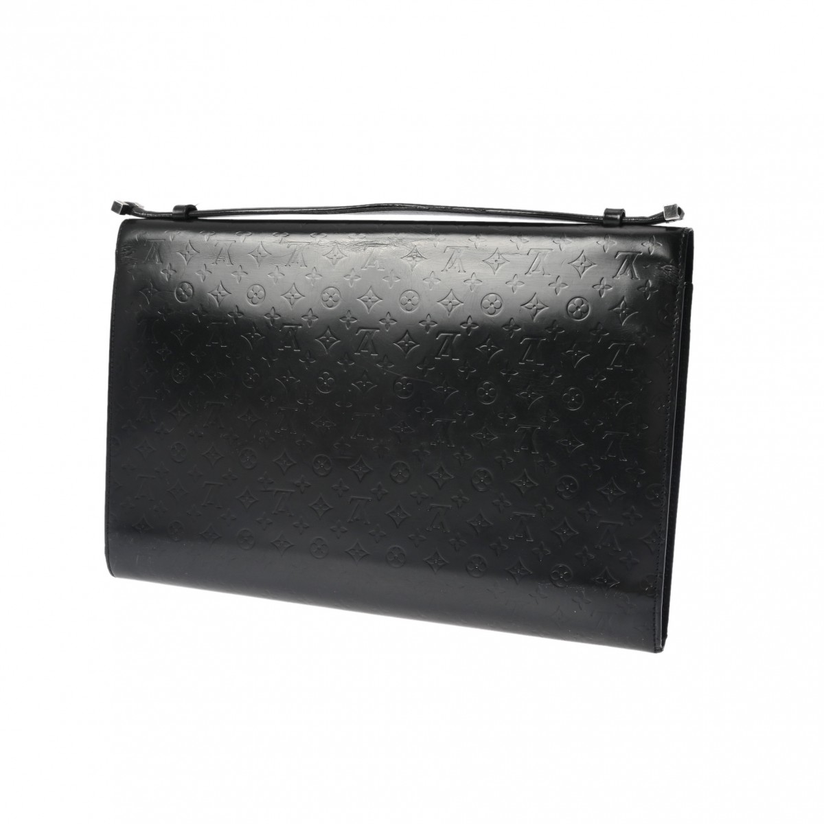 モノグラムミニ グラセ アヌーシュカ GM クラッチバッグ 黒 M92229 ユニセックス レザー ハンドバッグ Bランク 中古 銀蔵