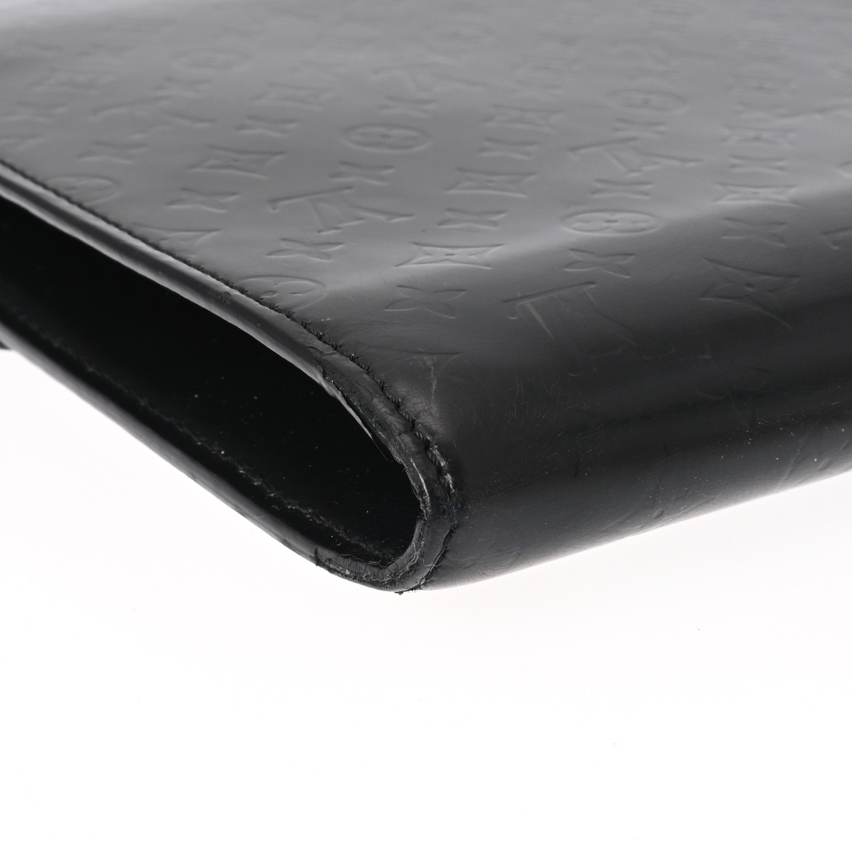 モノグラムミニ グラセ アヌーシュカ GM クラッチバッグ 黒 M92229 ユニセックス レザー ハンドバッグ Bランク 中古 銀蔵