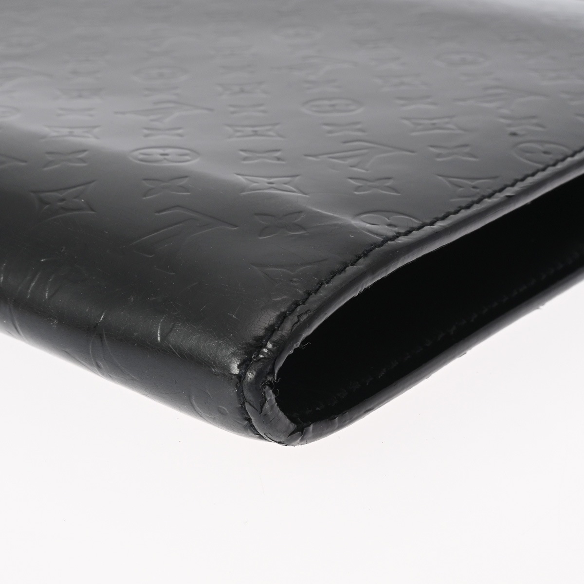 モノグラムミニ グラセ アヌーシュカ GM クラッチバッグ 黒 M92229 ユニセックス レザー ハンドバッグ Bランク 中古 銀蔵