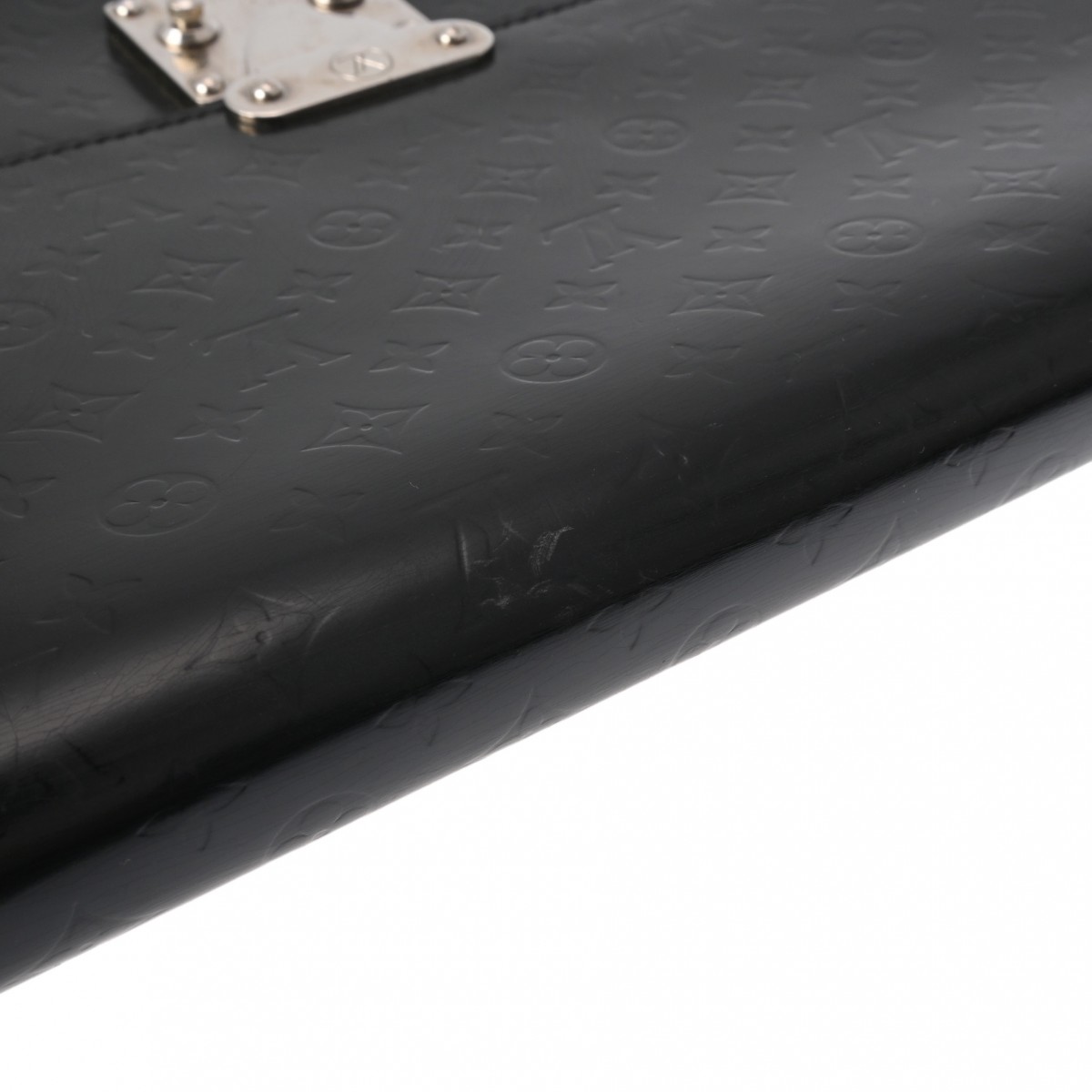 モノグラムミニ グラセ アヌーシュカ GM クラッチバッグ 黒 M92229 ユニセックス レザー ハンドバッグ Bランク 中古 銀蔵