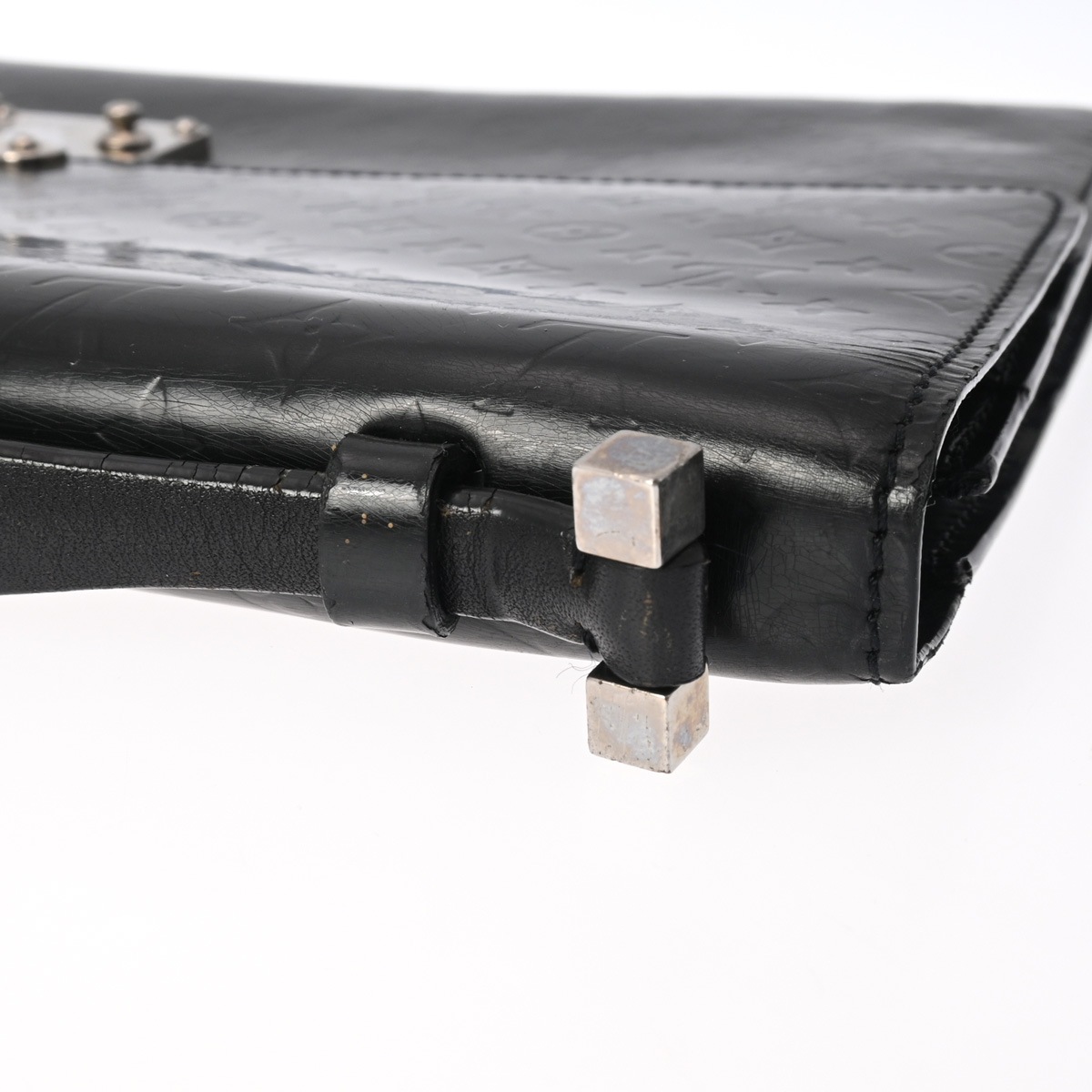 モノグラムミニ グラセ アヌーシュカ GM クラッチバッグ 黒 M92229 ユニセックス レザー ハンドバッグ Bランク 中古 銀蔵