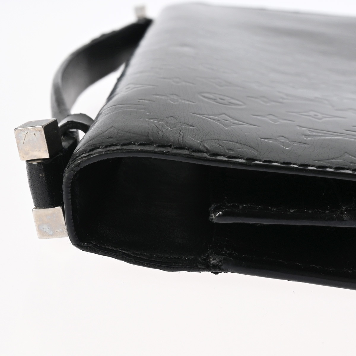 モノグラムミニ グラセ アヌーシュカ GM クラッチバッグ 黒 M92229 ユニセックス レザー ハンドバッグ Bランク 中古 銀蔵