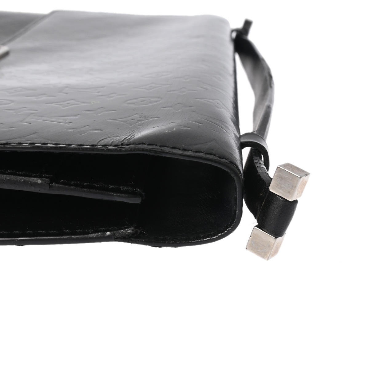 モノグラムミニ グラセ アヌーシュカ GM クラッチバッグ 黒 M92229 ユニセックス レザー ハンドバッグ Bランク 中古 銀蔵