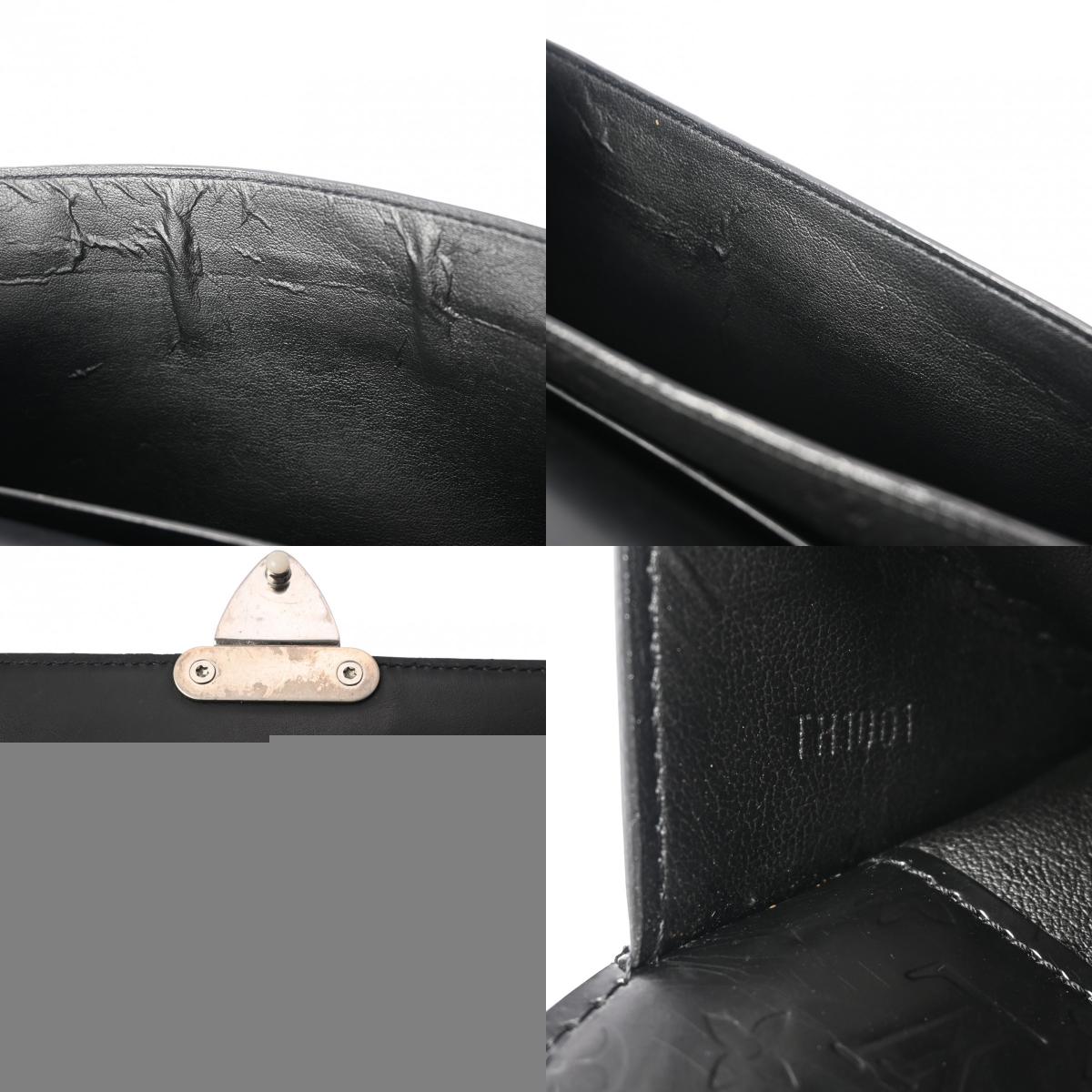 モノグラムミニ グラセ アヌーシュカ GM クラッチバッグ 黒 M92229 ユニセックス レザー ハンドバッグ Bランク 中古 銀蔵