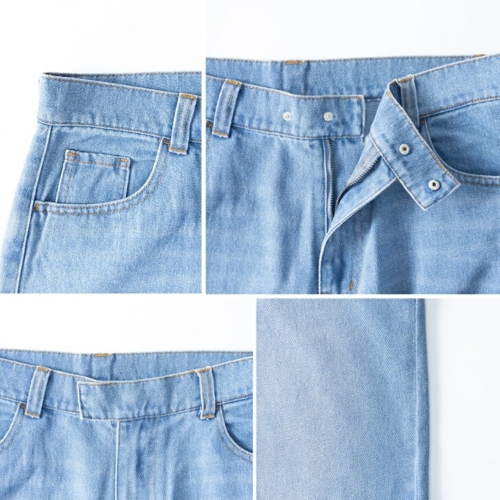 デニムパンツ ワイド ウォッシュ加工 ジーンズ デニム ワイドデニムパンツ ダメージデニムパンツ バギーデニムパンツ メンズ カジュアル ストリート お洒落