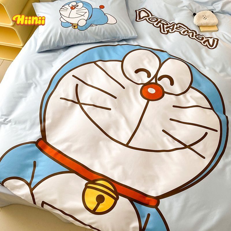 ドラえもんかわいいアニメ綿四点セット純綿児童男子寮布団シーツベッド笠三点セット ドラえもんかわいいアニメ綿四点セット純綿児童男子寮布団シーツベッド笠三点セット