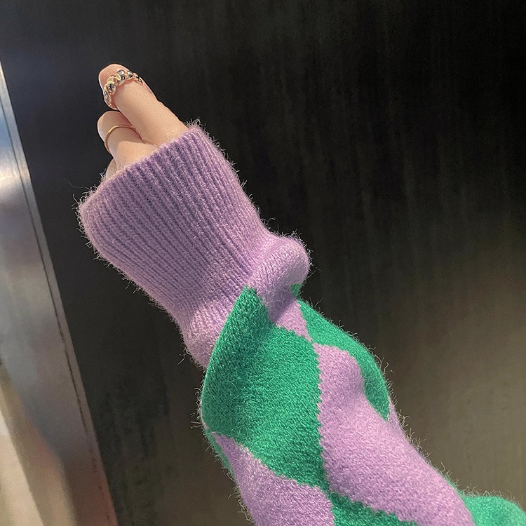 トップス ニット カーディガン チェック タータンチェック ショート丈 ミニ丈 Ｖネック ボタン付き 可愛い かわいい セクシー 綺麗系 ラフ ドルマン ゆるっと 春 秋 冬 女子会 デート お散歩