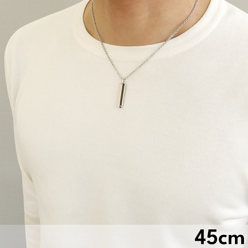 LH-1 ステンレス プレートネックレス 04N121SM LION HEART ペンダント チェーン ギフト メンズ ブランド プレゼント 誕生日 [メール便対応]