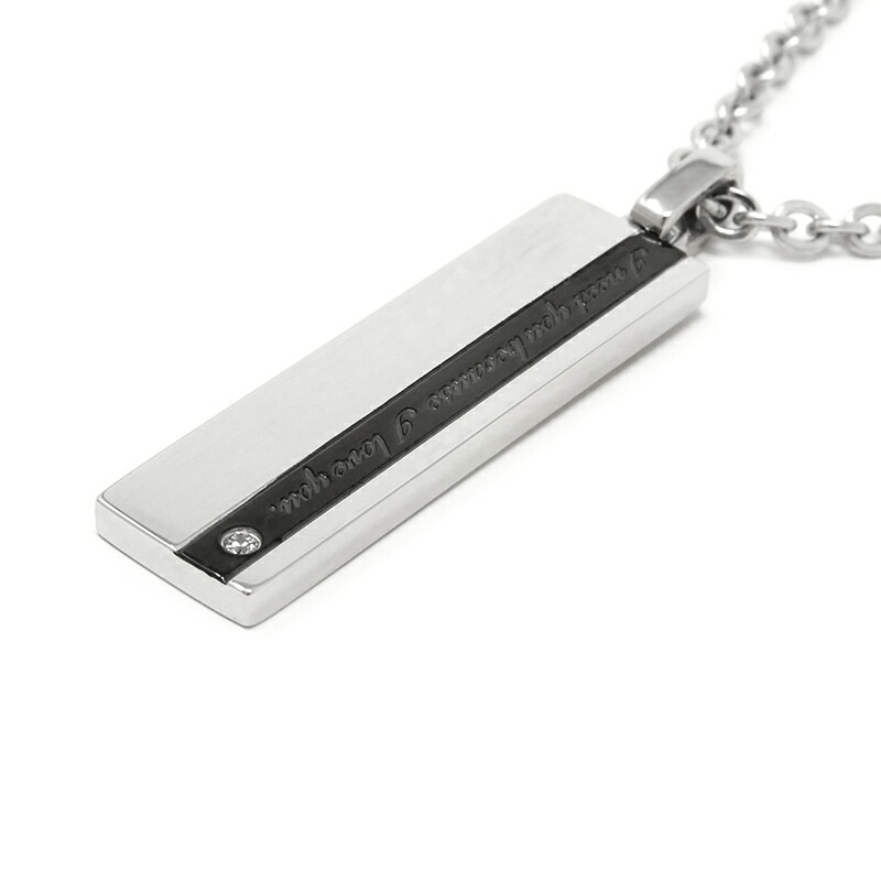 LH-1 ステンレス プレートネックレス 04N121SM LION HEART ペンダント チェーン ギフト メンズ ブランド プレゼント 誕生日 [メール便対応]