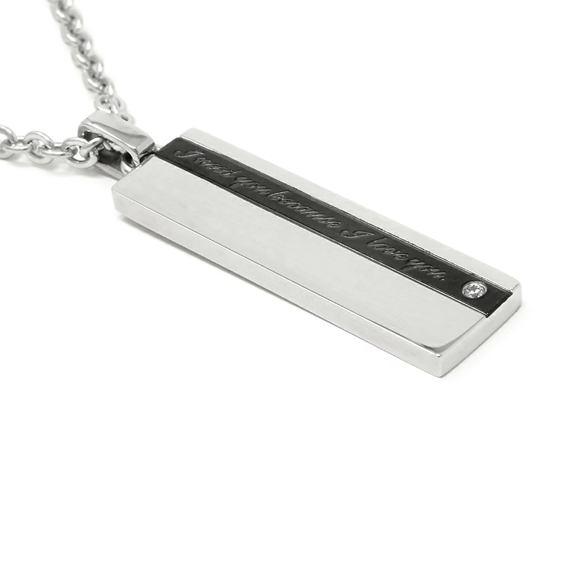 LH-1 ステンレス プレートネックレス 04N121SM LION HEART ペンダント チェーン ギフト メンズ ブランド プレゼント 誕生日 [メール便対応]