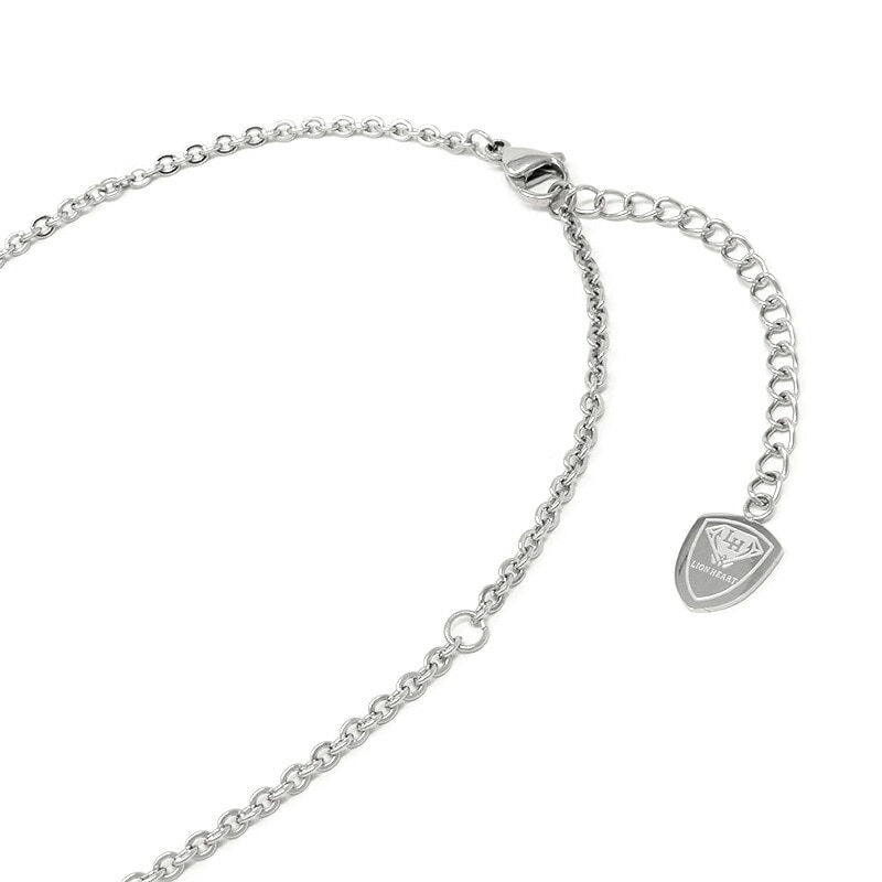 LH-1 ステンレス プレートネックレス 04N121SM LION HEART ペンダント チェーン ギフト メンズ ブランド プレゼント 誕生日 [メール便対応]