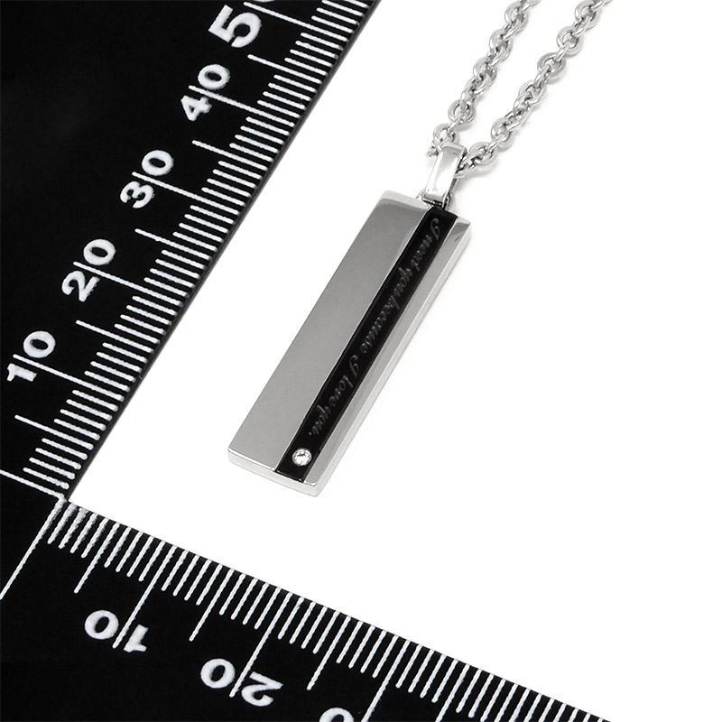 LH-1 ステンレス プレートネックレス 04N121SM LION HEART ペンダント チェーン ギフト メンズ ブランド プレゼント 誕生日 [メール便対応]