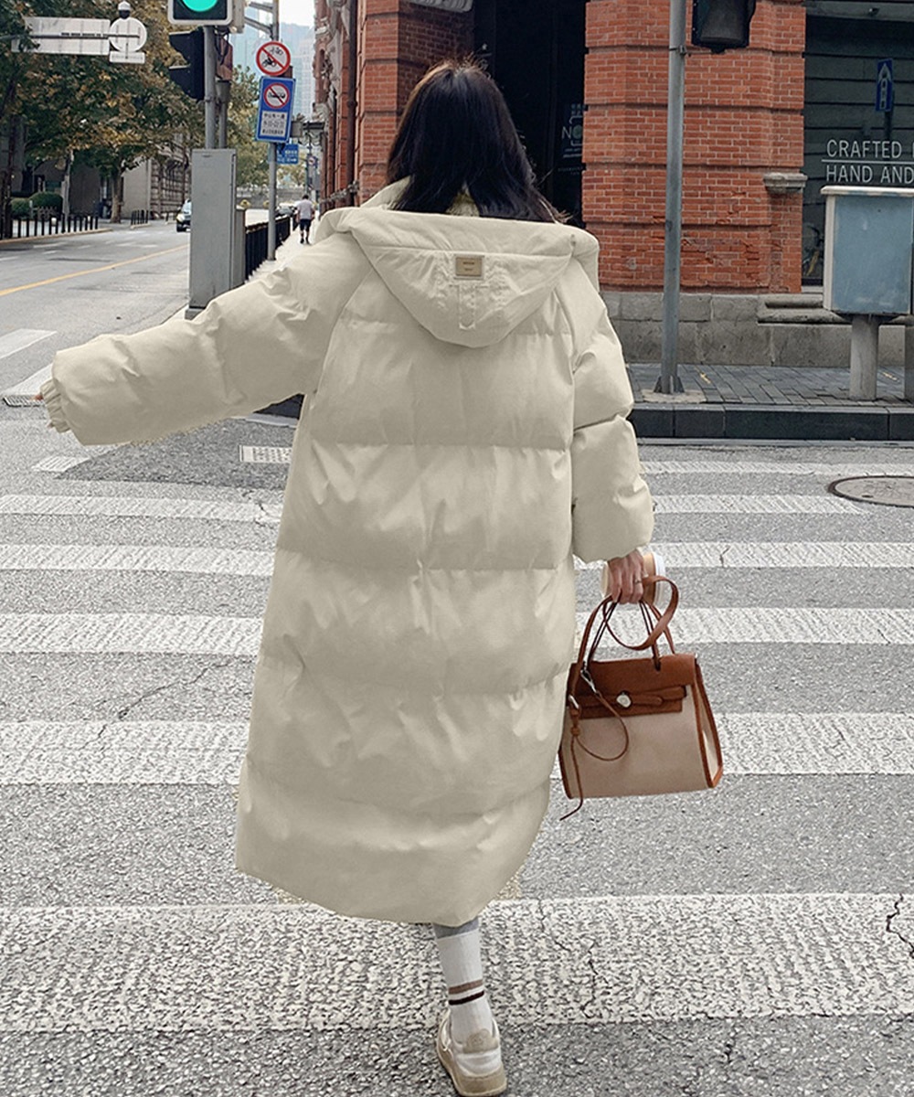 国内即納 フェイクダウンコート中綿入りロングコート 87KFDN-002 国内即納 フェイクダウンコート中綿入りロングコート 87KFDN-002