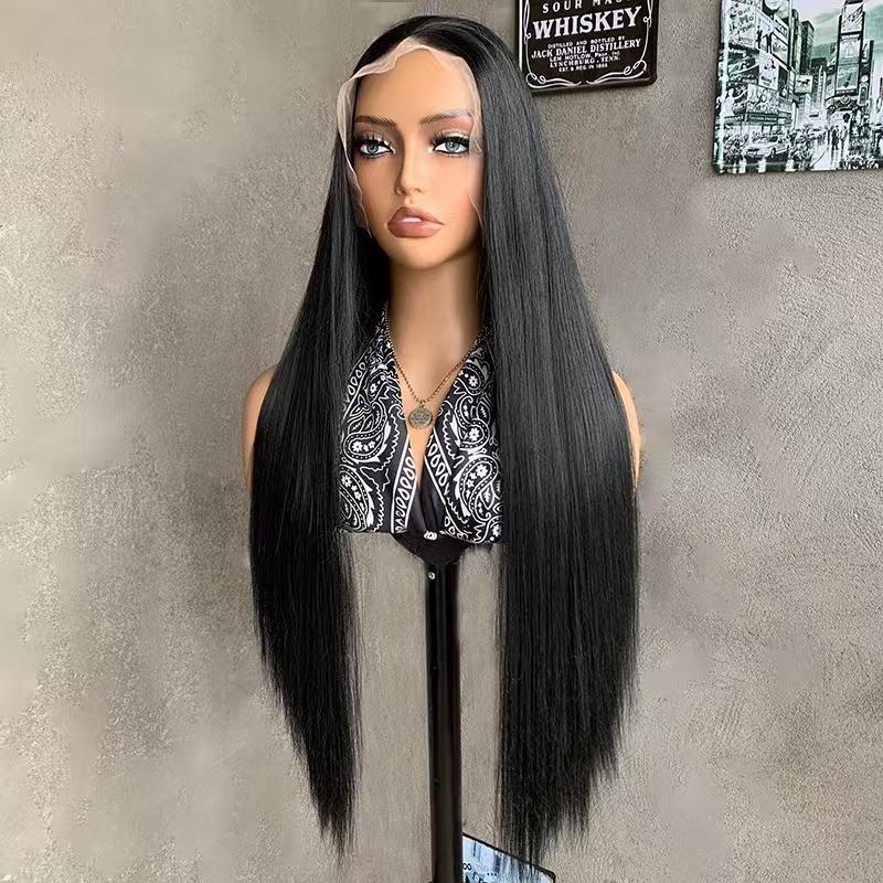 新品が売り出されて価格が下がった 13*4 の合成糸の前レースウィッグ 女性用 前レースウィッグ ヘアキャップ 30 インチ 新品が売り出されて価格が下がった 13*4 の合成糸の前レースウィッグ 女性用 前レースウィッグ ヘアキャップ 30 インチ