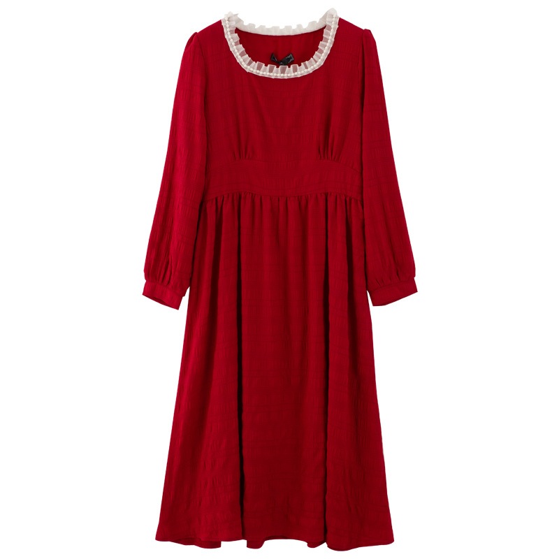 6L 4L 韓国ファッション ワンピース 秋冬 大きいサイズ マタニティ 体型カバー ゆったり 通勤 着痩せ 30代 40代 50代 60代秋装女法式気質ワンピースの中で長いサイズの婦人服の甘い肉を 6L 4L 韓国ファッション ワンピース 秋冬 大きいサイズ マタニティ 体型カバー ゆったり 通勤 着痩せ 30代 40代 50代 60代秋装女法式気質ワンピースの中で長いサイズの婦人服の甘い肉を