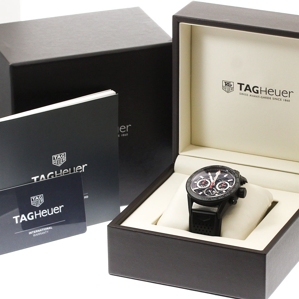 タグホイヤー TAG HEUER CBG2090.BH0661 カレラ キャリバー ホイヤー02 クロノグラフ 自動巻き メンズ 良品 箱・保証書付き_889451【中古】