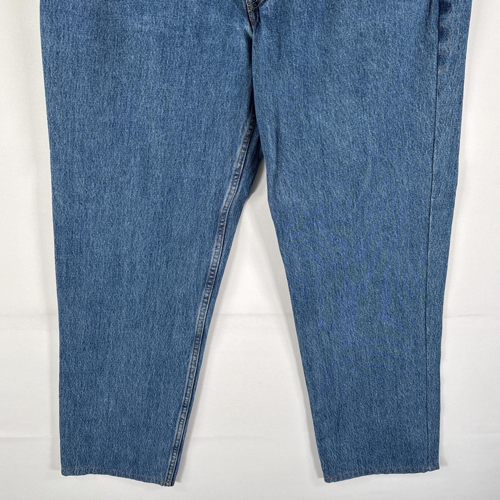 古着 デニムパンツ 550 テーパード 5ポケット ジーンズ ジーパン 色落ち ボタンフライ w38 L32 ブルー メンズ 古着 デニムパンツ 550 テーパード 5ポケット ジーンズ ジーパン 色落ち ボタンフライ w38 L32 ブルー メンズ