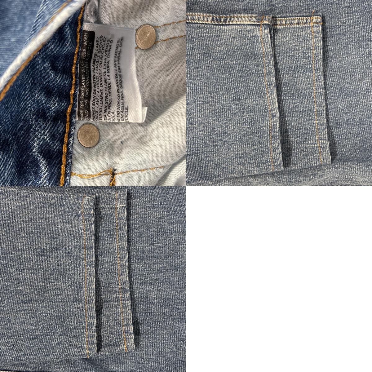 古着 デニムパンツ 550 テーパード 5ポケット ジーンズ ジーパン 色落ち ボタンフライ w38 L32 ブルー メンズ 古着 デニムパンツ 550 テーパード 5ポケット ジーンズ ジーパン 色落ち ボタンフライ w38 L32 ブルー メンズ