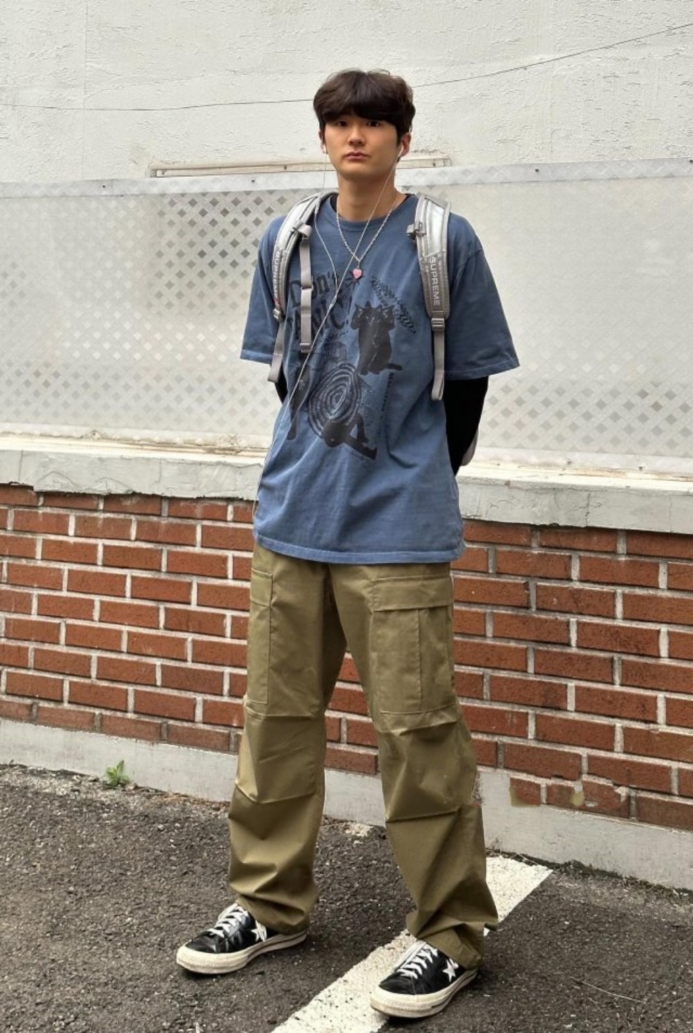 ZEROBASEONE/Seventeen/NCT/CIX/CRAVITY/着用/DON’T PANIC PIGMENT TEE/半袖Tシャツ/ユニセックス/ペアルック