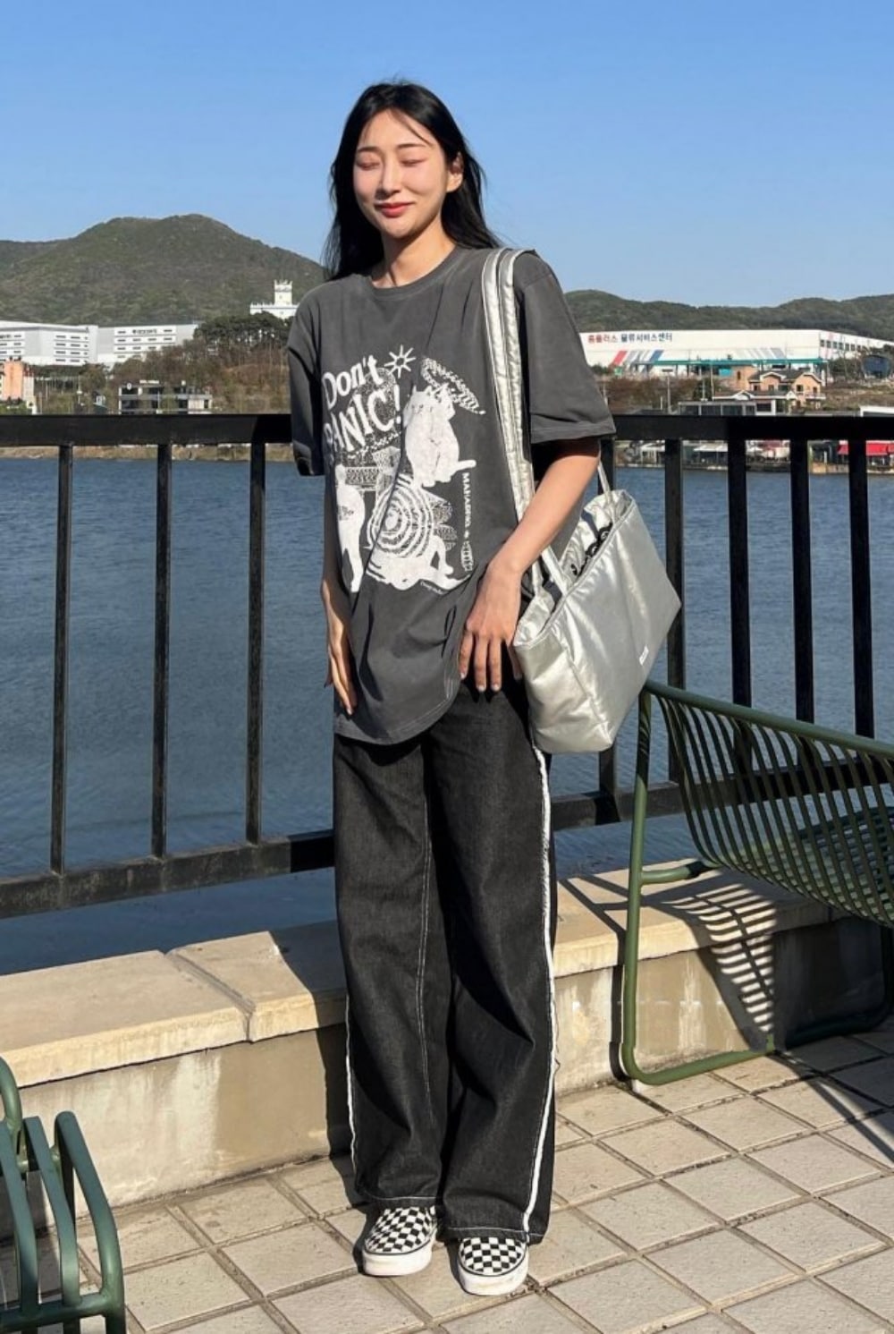 ZEROBASEONE/Seventeen/NCT/CIX/CRAVITY/着用/DON’T PANIC PIGMENT TEE/半袖Tシャツ/ユニセックス/ペアルック