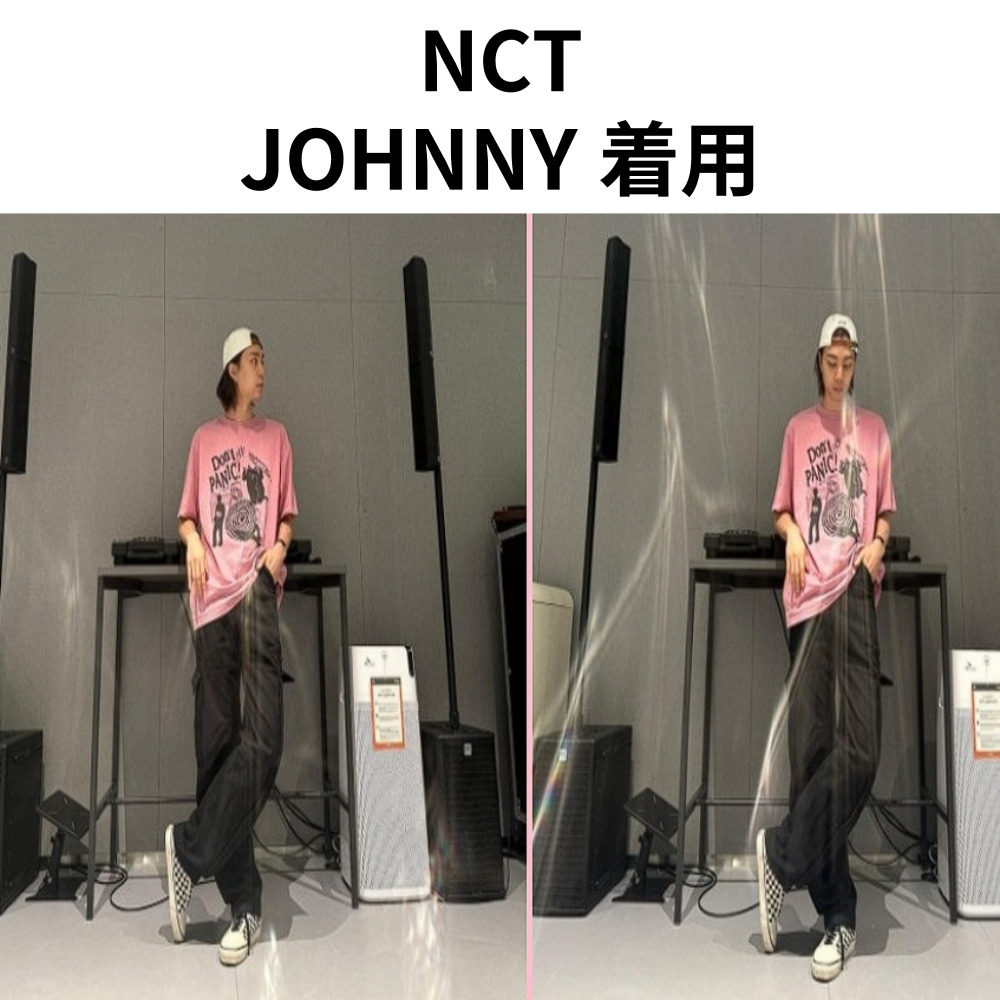 ZEROBASEONE/Seventeen/NCT/CIX/CRAVITY/着用/DON’T PANIC PIGMENT TEE/半袖Tシャツ/ユニセックス/ペアルック
