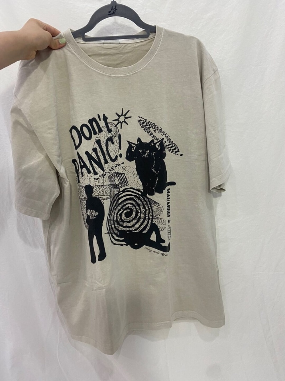 ZEROBASEONE/Seventeen/NCT/CIX/CRAVITY/着用/DON’T PANIC PIGMENT TEE/半袖Tシャツ/ユニセックス/ペアルック