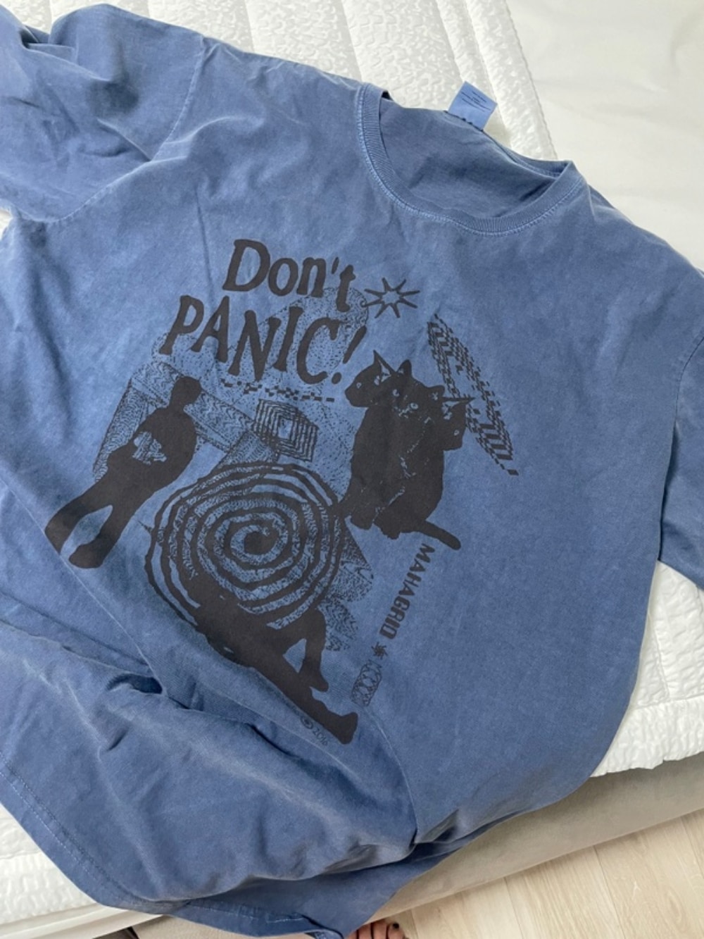 ZEROBASEONE/Seventeen/NCT/CIX/CRAVITY/着用/DON’T PANIC PIGMENT TEE/半袖Tシャツ/ユニセックス/ペアルック