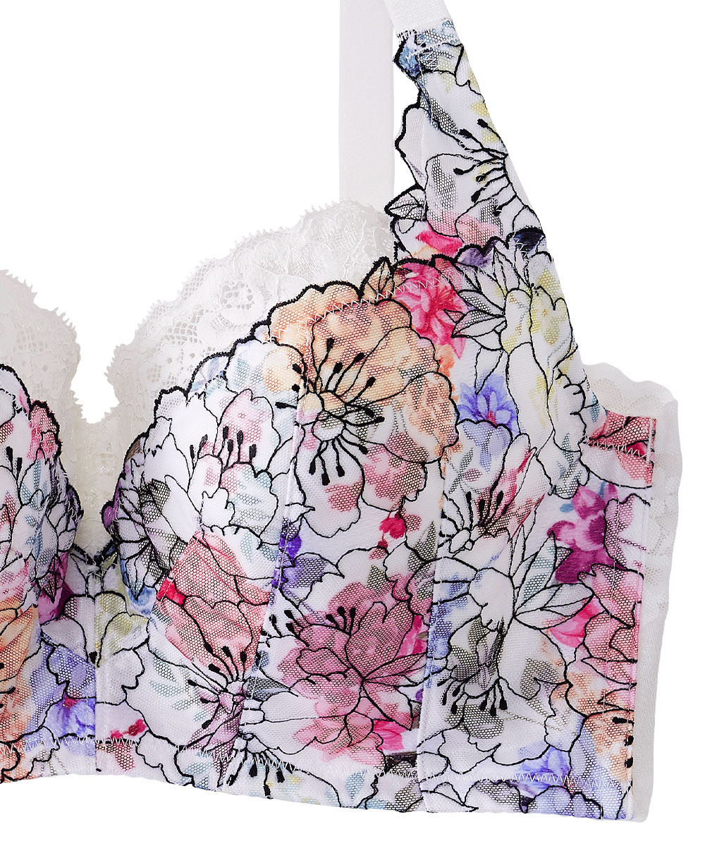 【メガ割セール!クーポン配布】ブラジャー ショーツ セット 大きいサイズ フラワー サイドスリム 脇高 ブラジャー&ショーツ(FGHカップ)(下着 レディース 脇肉 グラマラス グラマー 【メガ割セール!クーポン配布】ブラジャー ショーツ セット 大きいサイズ フラワー サイドスリム 脇高 ブラジャー&ショーツ(FGHカップ)(下着 レディース 脇肉 グラマラス グラマー