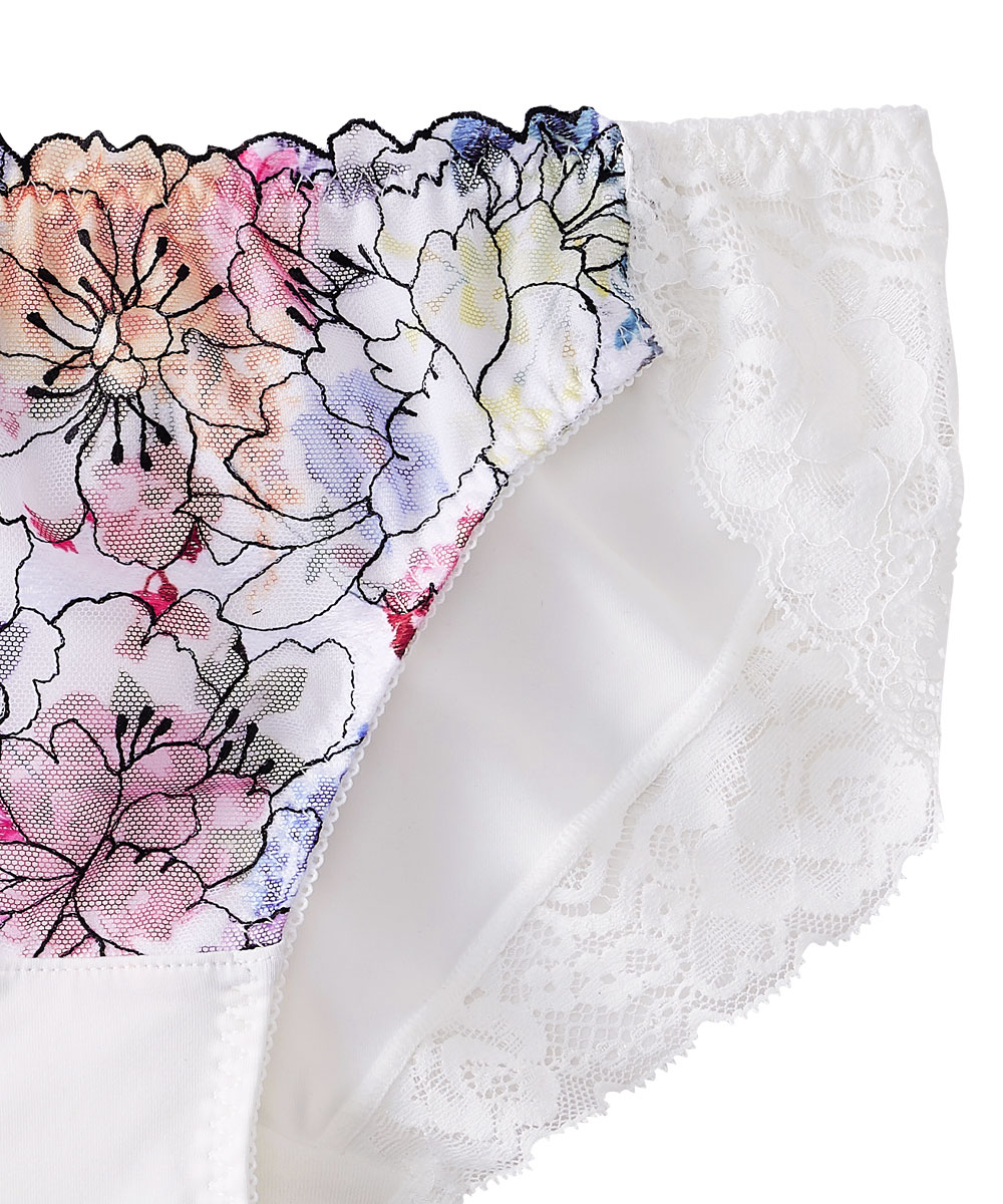 【メガ割セール!クーポン配布】ブラジャー ショーツ セット 大きいサイズ フラワー サイドスリム 脇高 ブラジャー&ショーツ(FGHカップ)(下着 レディース 脇肉 グラマラス グラマー 【メガ割セール!クーポン配布】ブラジャー ショーツ セット 大きいサイズ フラワー サイドスリム 脇高 ブラジャー&ショーツ(FGHカップ)(下着 レディース 脇肉 グラマラス グラマー