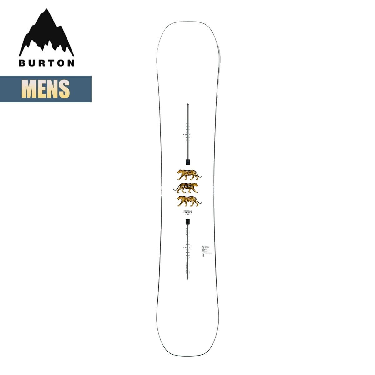 スノーボード 板 メンズ 24-25プロセス フライングV W25JP-107121 Mens Process Flying V Snowboard 152 155 157 ツインシェイプ