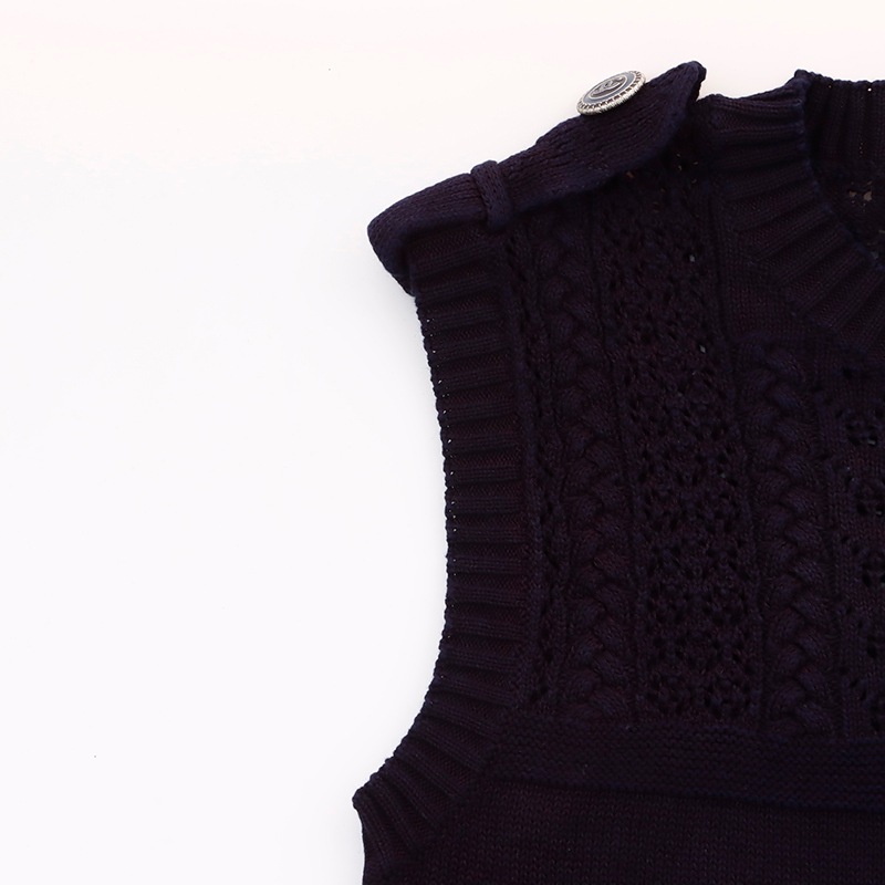 ワンピース コットン ネイビー WS6069 ワンピース コットン ネイビー WS6069