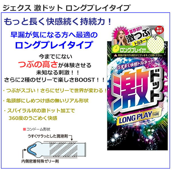 Amazon.co.jp: 激ドット ロングプレイタイプ × 10個セット