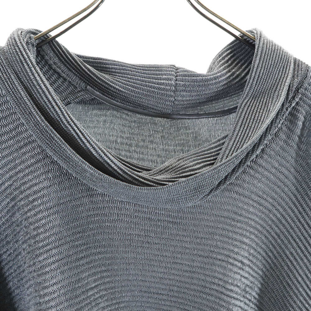 未使用 スペッチオ 7分袖 シャツ 40 グレー SPECCHIO レディース